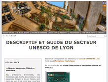 Tablet Screenshot of patrimoine-lyon.org